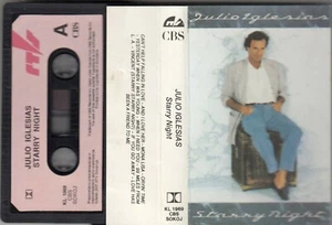 JULIO IGLESIAS STARRY NIGHT CASSETTE TAPE YUGOSLAVIA - Picture 1 of 1