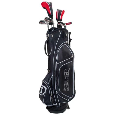 2025 Spalding Herren SX35 Golfpaket Halbsets 7 Stück Standbag Länge RH LH
