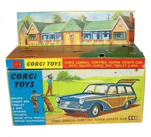 Corgi toys boîte box repro 440 ford consul cortina super estate car - Foto 1 di 1