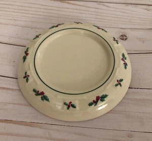 Traditioneller Stumpenkerzenhalter Stechpalme Longaberger Keramik - Neu! - Made in USA - Bild 1 von 7