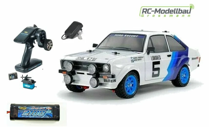 Tamiya Ford Escort MK. II 1:10 Modellauto - Weiß