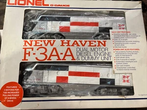 Lionel 8551/2 New Haven F3A Unit Diesel Locomotive O O27 Gauge W Dummy CIB - Picture 1 of 4