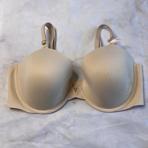 Victoria’s Secret Smooth Lightly Lined Demi Bra Women’s Size 38DD Nude Love Clou - Picture 1 of 5