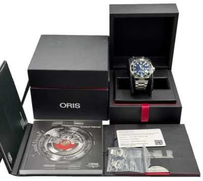 ORIS Aquis Sapphire Crystal Stainless Automatic Date Men's Watch - 0173377304135 - image 1 of 4