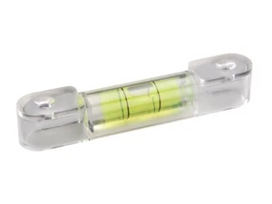 Röhrenlibelle Acrylglas 50' 97,5x16x16,5mm, 2x Bohrloch 4,3mm aufschraubbar - Bild 1 von 1