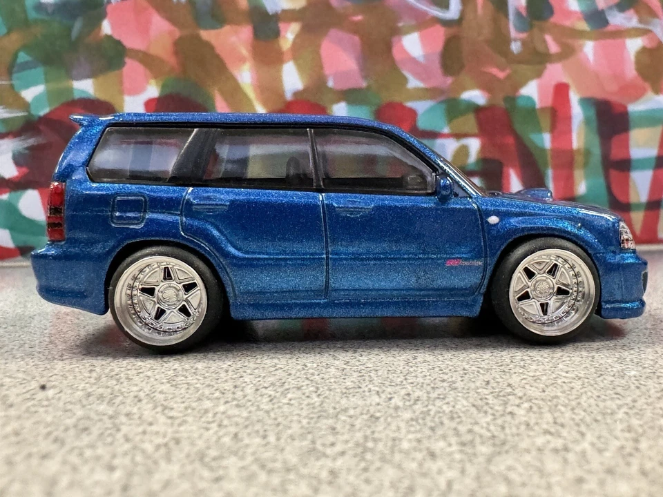 Hot Wheels 2024 Modern Classic Blue Subaru Forester STi Loose LODC Wheel Swap - Image 1 of 4