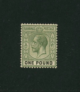 Bahamas Scott #84 F-VF OG NH MNH 1 Pound British Colony Stamps Cat $215 - Picture 1 of 2