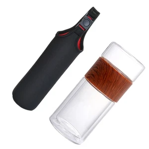 1pc Glass Tea Infuser High Temperature Tea Bottle Cup Water Separation - Picture 1 of 11