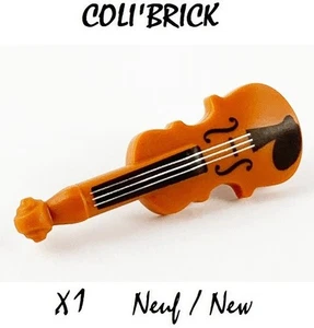 Lego 69947pb01 - 1x Violon Violin Minifig utensil Musical Instrument - NEUF - Picture 1 of 1