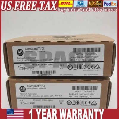 New Allen-Bradley AB 1769-HSC Ser B CompactLogix High-Speed Module 1769HSC - Image 1 of 3