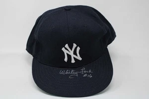Whitey Ford Signed Hat Cap PSA/DNA Cooperstown Collection Yankees #16 ID:374355 - Picture 1 of 3