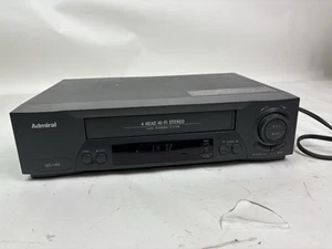 Admiral VCR JSJ20448 VHS sin control remoto probado - Imagen 1 de 8