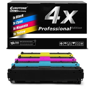 Toner Compatible With HP 125A CB540A-43A Color Laserjet MFP CP1215 CP1515N Pro - Picture 1 of 10