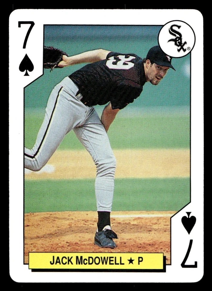 1992 Bicycle All-Stars Jack McDowell #7? Chicago White Sox - Image 1 of 2