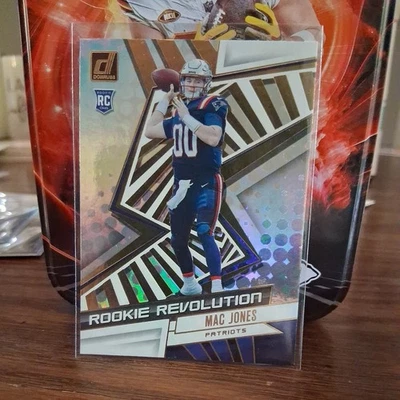 Mac Jones 2021 Donruss Rookie Revolution REV-MJO Alabama Patriots Jaguars RC - Image 1 of 2