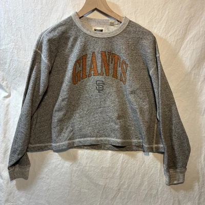 Sudadera Pullover Fanatics Gris Gigantes de San Francisco Para Mujer Talla S Foto 1 de 4
