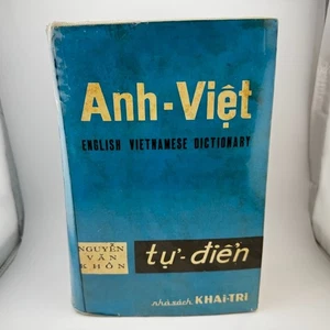 Anh-Viet Tu Dien Nguyen Van Khon English Vietnamese Dictionary Khai-Tri 1960s - Picture 1 of 9