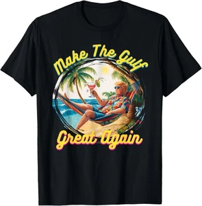 Lustiges Trump Shirt Make The Gulf Great Trump Merchandise T-Shirt Hoodie - Bild 1 von 11