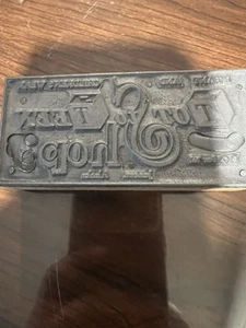 Tipo de impresora tipográfica de impresión vintage TOTS a TEENS SHOP - Imagen 1 de 3