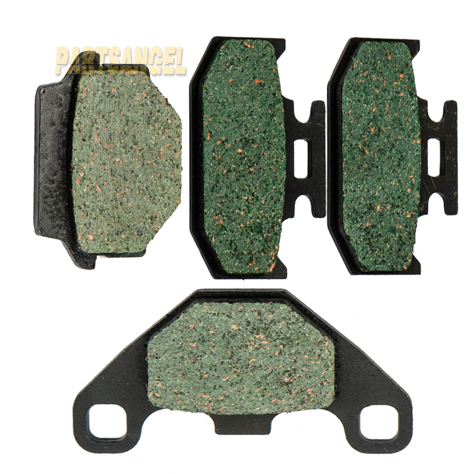 Front & Rear Carbon fiber Brake pads For Kawasaki KDX 200 1989 1990 1991 1992 - Image 1 of 1