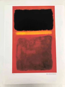 Mark Rothko Lithograph off set cm 50x65 signature on plate with certified - Picture 1 of 10
