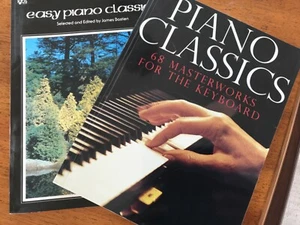 Clásicos de piano, 68 obras maestras para el cancionero de teclado, más un segundo libro - Imagen 1 de 2