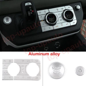 For LR Defender 110 90 2020-23 Alloy Central Control Button Start Cover Trim*12 - Picture 1 of 12
