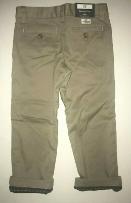Pantalón Vineyard Vines Franela Forrado Caqui Talla 4T ($70) Nuevo con Etiquetas Vacaciones Foto 1 de 4