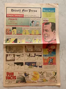 Sección de cómics dominicales de Detroit Free Press, 21 de diciembre de 1969 - Imagen 1 de 2
