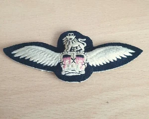 British Army Air Corps Helicopter Pilot's Embroidered & Padded Flight Suit Wings - Picture 1 of 9