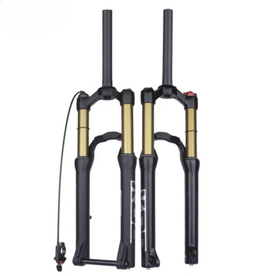 MTB Bicycle Front Fork with Barrel Axle Air Resistance Suspension Fork 20/24Inch - Image 1 of 4