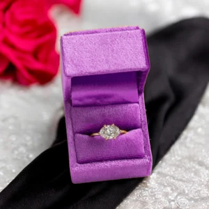 IGI Lab Certified 1.00 Ct Oval Engagement Ring 14K Yellow Gold Created - Picture 1 of 13