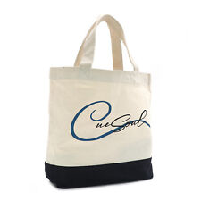 CUESOUL Large Capacity Simplicity Pure Large Linen Tote Bag Shopping Bag