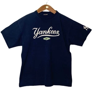 NIKE New York Yankees T-Shirt Men's XL Short Sleeve Navy Blue 100% Cotton GUC - Picture 1 of 9