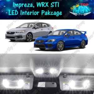 Kit de equipamiento de luces LED interiores blancas para Subaru Impreza WRX STI 2015-2020 2021 - Imagen 1 de 12