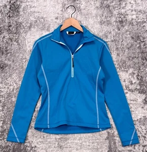 KJUS Jacket 36 / Small Womens Blue Half Zip Fleece Pullover - Picture 1 of 8