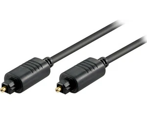 Toslink TOS optisches Kabel Leitung SPDIF Digital Audio 1 mtr Länge Soundbar usw., - Bild 1 von 2