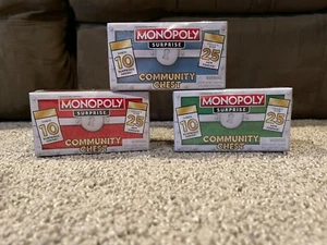 Lot 3(30)*Monopoly Surprise Community Chest* All Tokens*New Sealed*Fast Shipping - Picture 1 of 1