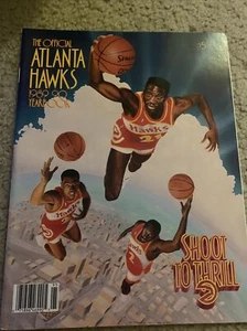 1989 1990 ATLANTA HAWKS NBA YEARBOOK - Picture 1 of 6