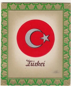 DRAPEAU FLAG FLAGGE EMBLÈME EMBLEM WAPPEN TURQUIE TÜRKIYE TURKEY TÜRKEI IMAGE  - Picture 1 of 2