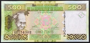 Billet de Guinée Française, 500 Francs guinéens, 2006, Pick 39, Neuf - Picture 1 of 2