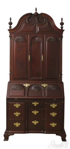 55399EC: KINDEL Winterthur Collection Mahogany Secretary Desk Cover