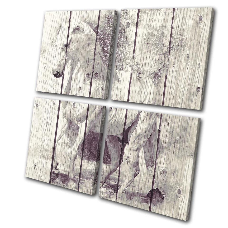 Pintura de Caballo Animales de Colección MULTI LIENZO ARTE DE PARED Impresión de Cuadro Foto 1 de 1