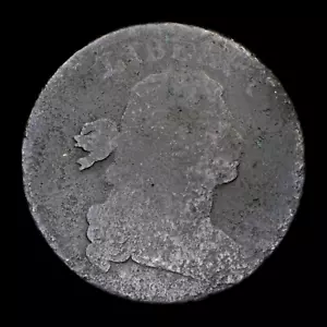 1798 S-166 R1 Draped Bust 2nd Hair Style Large Cent 1c Coin, G - Picture 1 of 2