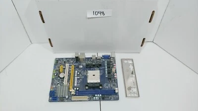 Foxconn A55MX with A4-3420 2.7ghz cpu , AMD FM1 A55 Micro ATX Motherboard #1048 - Image 1 of 4