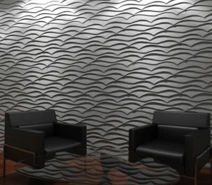 *DRAGON SCALES* 3D Decorative Wall Stone Panels Form Plastic mold for Plaster - Picture 1 of 7