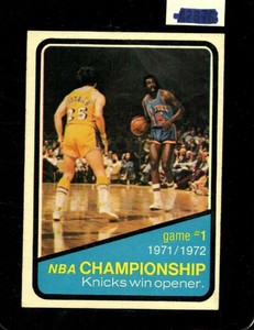 1972-73 TOPPS #154 NBA PLAYOFFS GAME 1 VGEX *X51041