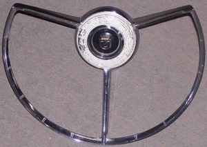 1958 Ford Fairlane Ranchero Steering Wheel Horn Ring Used OEM 58 - Picture 1 of 2