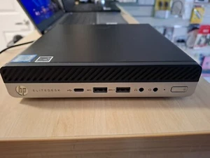 HP ELITEDESK 800 G4 MINI i5 8500T 16GB 256GB SSD, WIFI, Bluetooth WINDOWS 11 Pro - Picture 1 of 5
