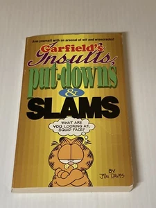 Vtg Garfield Insults Put-downs & Slams Joke Book Paperback 1994 Humor - Picture 1 of 5